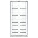  Coaster Furniture Montara 182037 Tempered Glass Wine Storage LED Curio Cabinet - Chrome IMAGE 14