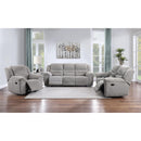  Coaster Furniture Gilson 602552 Chenille Upholstered Reclining Loveseat - Grey IMAGE 9