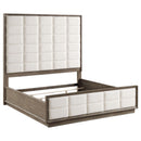  Coaster Furniture Durango 223271KE 80-inch Eastern King Panel Bed - Taupe Oak IMAGE 1