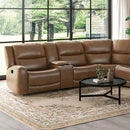  Furniture of America Leolinus CM9989BR-M-SECT Motion Sectional IMAGE 1