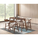 Furniture of America Ebikon FM3211WN-PT Counter Height Table IMAGE 2