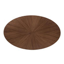  Furniture of America Ebikon FM3211WN-T Oval Dining Table IMAGE 3