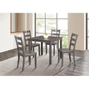  Furniture of America Lubbock FM3419GY-T-5PK 6 pc Dining Table Set IMAGE 2