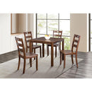  Furniture of America Lubbock FM3419WN-T-5PK 6 pc Dining Table Set IMAGE 2