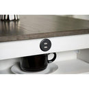  Furniture of America Lescles FM3423WH-PT-3PK 3 Pc Counter Ht Set (1 Table + 2 Chairs) IMAGE 3