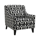  Furniture of America Viviani FM61007BK-CH-PT Accent Chair IMAGE 2