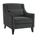  Furniture of America Viviani FM61007BK-CH-SQ Accent Chair w/ 1 Kidney IMAGE 1