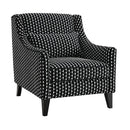  Furniture of America Viviani FM61007BK-CH-SQ Accent Chair w/ 1 Kidney IMAGE 2