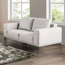  Furniture of America Forde FM63009GY-LV Loveseat IMAGE 1