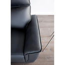  Furniture of America Bienne FM69002BK-SF-M Sofa Manual Recliner IMAGE 5