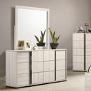  Furniture of America Horten FM7200WH-D Dresser IMAGE 1