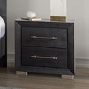  Furniture of America Ashbourne FM7415BK-N Night Stand w/ USB IMAGE 1