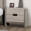  Furniture of America Grimsby FM7597GY-N Night Stand (w/ Felt Line, No USB) IMAGE 1
