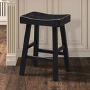  Furniture of America Biasca FM-BR3001BK-24-2PK 24" Stool IMAGE 1
