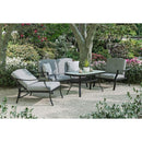  Furniture of America Palma GM-1047-4PK 5 pc Conversation Set w/ Adjustable Chairs IMAGE 2