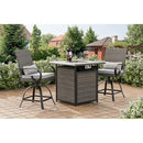  Furniture of America Arosa GM-2024 Fire Pit Counter Height Table IMAGE 2