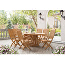  Furniture of America Lovina GM-2031-PK Oval Dining Table IMAGE 2