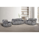  Furniture of America Themis NX6002GY-CH Manual Recliner IMAGE 4