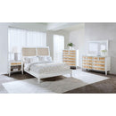  Coaster Furniture Bexhill 223471Q 56-inch Upholstered Queen Panel Bed - White IMAGE 8