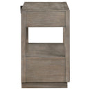  Coaster Furniture Durango 223272 2-Drawer Nightstand Bedside Table - Taupe Oak IMAGE 8