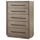  Coaster Furniture Durango 223275 5-Drawer Bedroom Chest - Taupe Oak IMAGE 3
