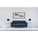  Coaster Furniture Lively 509041 Chenille Upholstered Modern Track Arm Sofa - Blue IMAGE 9