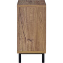  Coaster Furniture Teller 910311 1-door Entryway Shoe Storage Bench - Natural Oak IMAGE 4
