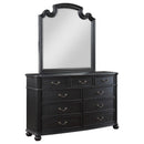  Coaster Furniture Celina 224763M 9-Drawer Dresser with Mirror - Black IMAGE 1