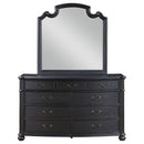  Coaster Furniture Celina 224763M 9-Drawer Dresser with Mirror - Black IMAGE 2