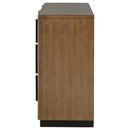  Coaster Furniture Terrace 224903 6-Drawer Dresser Cabinet - Ash Brown IMAGE 4