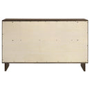  Coaster Furniture Glenwood 225013 6-Drawer Dresser Cabinet - Warm Brown IMAGE 6