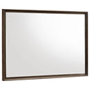  Coaster Furniture Glenwood 225014 Dresser Mirror - Warm Brown IMAGE 1