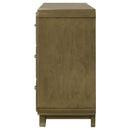  Coaster Furniture Amsbury 224273 6-Drawer Dresser Cabinet - Nutmeg IMAGE 4