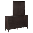 Coaster Furniture Emberlyn 223063M 6-Drawer Dresser with Mirror - Brown IMAGE 5