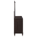  Coaster Furniture Emberlyn 223063M 6-Drawer Dresser with Mirror - Brown IMAGE 8