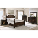  Coaster Furniture Andover 223631Q 63-inch Four Poster Queen Bed - Dark Oak IMAGE 5