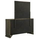  Coaster Furniture Gran Park 224933M 6-Drawer Dresser and Mirror - Dark Cocoa IMAGE 5