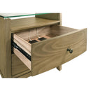  Coaster Furniture Granada 224922 2-Drawer Glass Top Nightstand - Natural Pine IMAGE 12