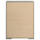  Coaster Furniture Ives 224975 5-Drawer Bedroom Chest of Drawers - Grey High Gloss IMAGE 6