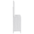  Coaster Furniture Marielle 224843M 6-Drawer Dresser with Mirror - Distressed White IMAGE 8
