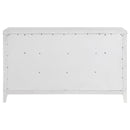  Coaster Furniture Marielle 224843 6-Drawer Bedroom Dresser - Distressed White IMAGE 6