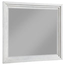  Coaster Furniture Marielle 224844 Dresser Mirror - Distressed White IMAGE 1