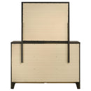  Coaster Furniture Wilkes 224423M 6-Drawer Dresser and Mirror - Dark Cocoa IMAGE 6