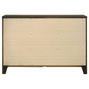  Coaster Furniture Wilkes 224423 6-Drawer Dresser Cabinet - Dark Cocoa IMAGE 6