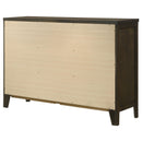  Coaster Furniture Wilkes 224423 6-Drawer Dresser Cabinet - Dark Cocoa IMAGE 7