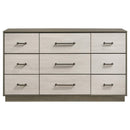  Coaster Furniture Fenwick 224983 9-Drawer Dresser - Grey Oak IMAGE 2