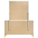  Coaster Furniture Lucia 224733M 6-Drawer Dresser with Mirror - White IMAGE 6