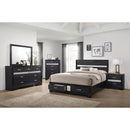  Coaster Furniture Miranda 206363M 7-Drawer Dresser with Mirror - Black IMAGE 10
