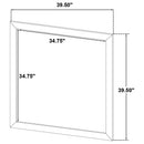  Coaster Furniture Wright 223344 Dresser Mirror - Brown Oak IMAGE 5