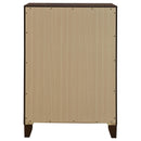  Coaster Furniture Welsley 223445 4-Drawer Chest of Drawers - Walnut IMAGE 5